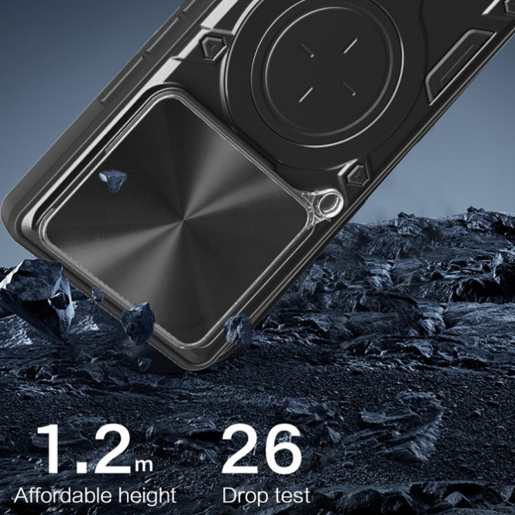 Xiaomi 14T 5G. Funda Camshield TPU+PC con anillo stand
