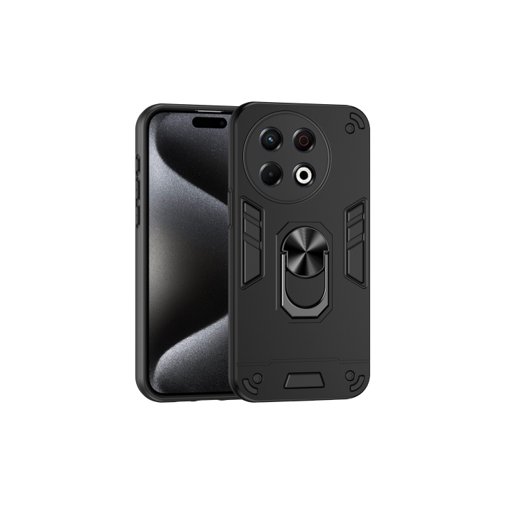 Tecno Spark 30 Pro. Funda Armor con anillo metálico