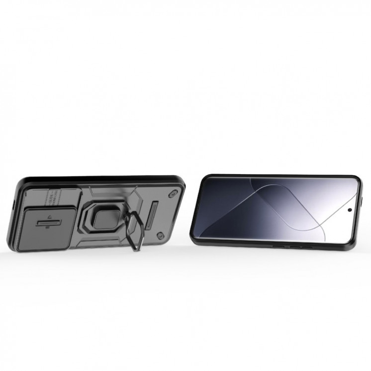 Xiaomi 14 Pro. Funda Camshield TPU+PC con anillo