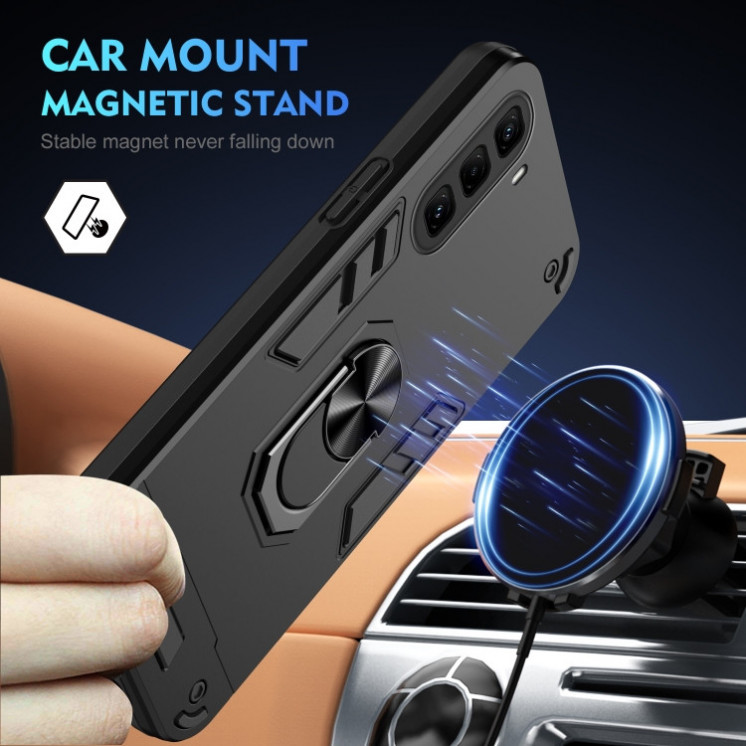 Infinix Hot 50 Pro Plus. Funda Armor con anillo metálico