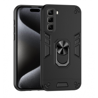 Infinix Hot 50. Funda Armor con anillo metálico