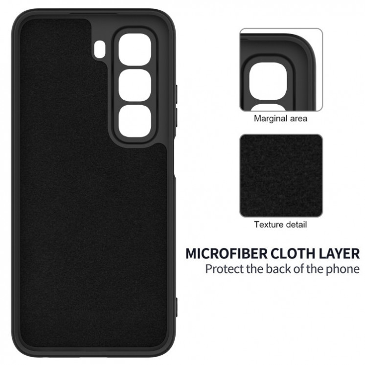 Infinix Hot 50 Pro. Funda protectora de Silicona líquida