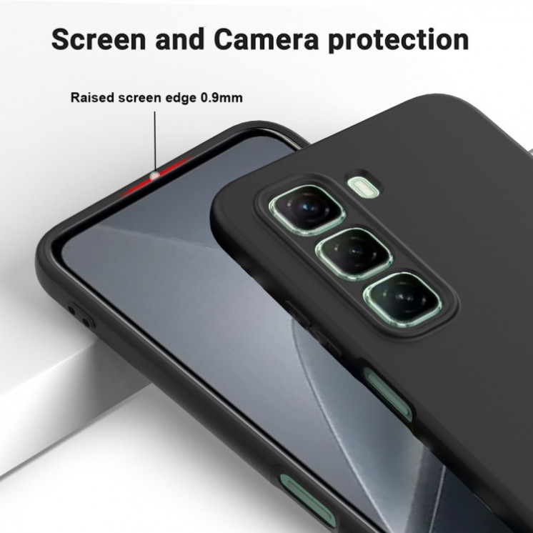 Infinix Hot 50 Pro. Funda protectora de Silicona líquida