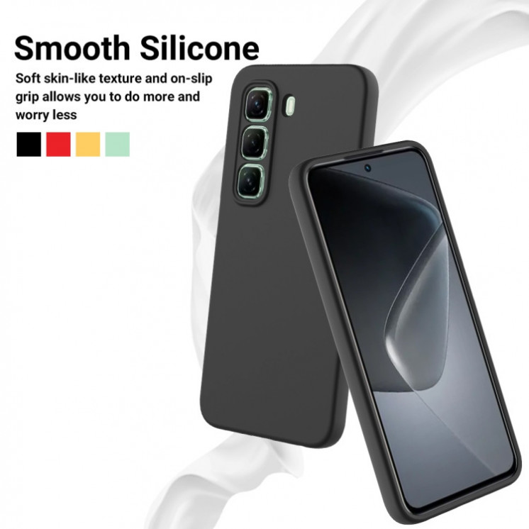 Infinix Hot 50 Pro. Funda protectora de Silicona líquida