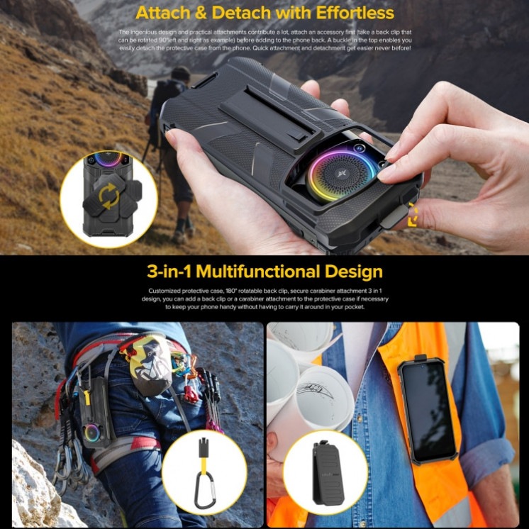 Ulefone Armor 21. Funda Original Armor (negro)