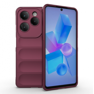 Infinix Hot 40/ Hot 40 Pro. Funda protectora de TPU+Flannel