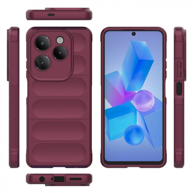 Infinix Hot 40/ Hot 40 Pro. Funda protectora de TPU+Flannel
