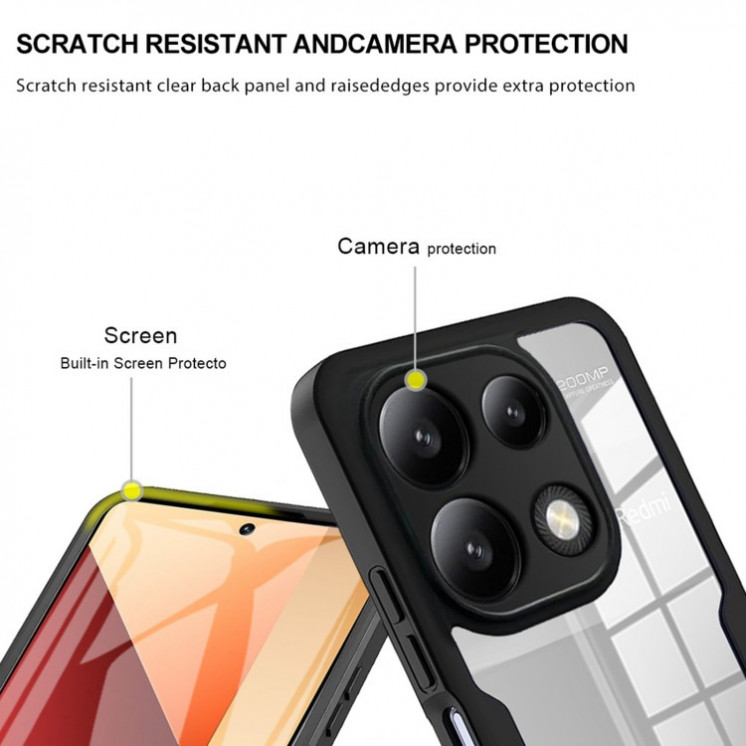 Xiaomi Note 13 Pro 4G. Funda 360 TPU+ acrílico