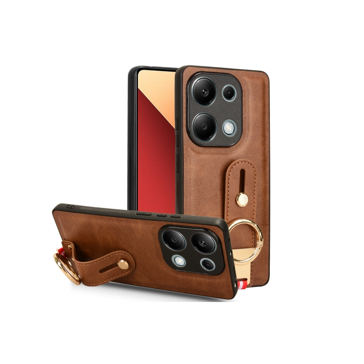 Xiaomi Note 13 Pro 4G/ Poco M6 Pro. Funda leather case con correa.