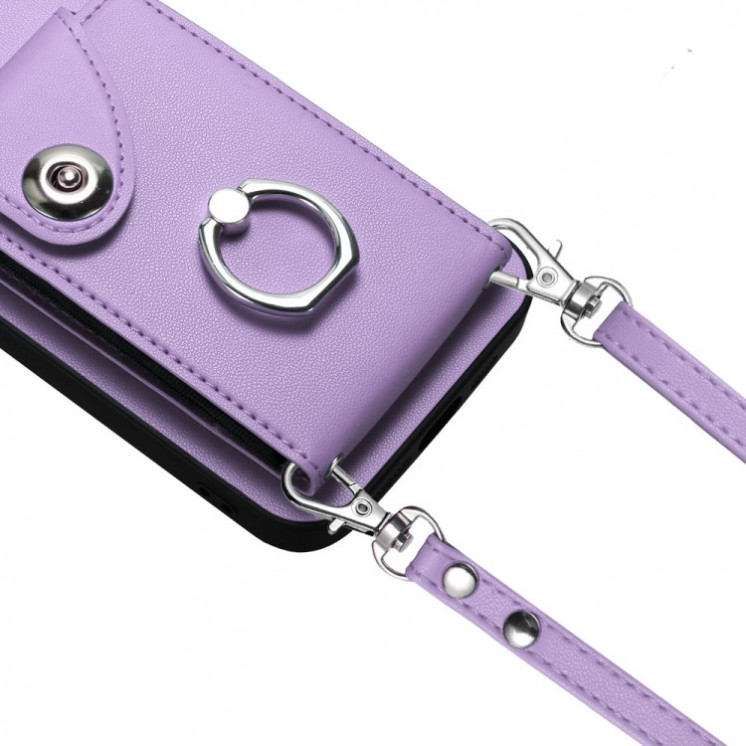 Xiaomi Note 13 Pro 4G. Funda con anillo, correa y porta tarjetas