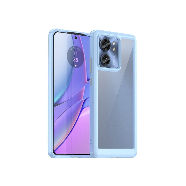 Motorola Edge 40. Funda transparente TPU+acrílico