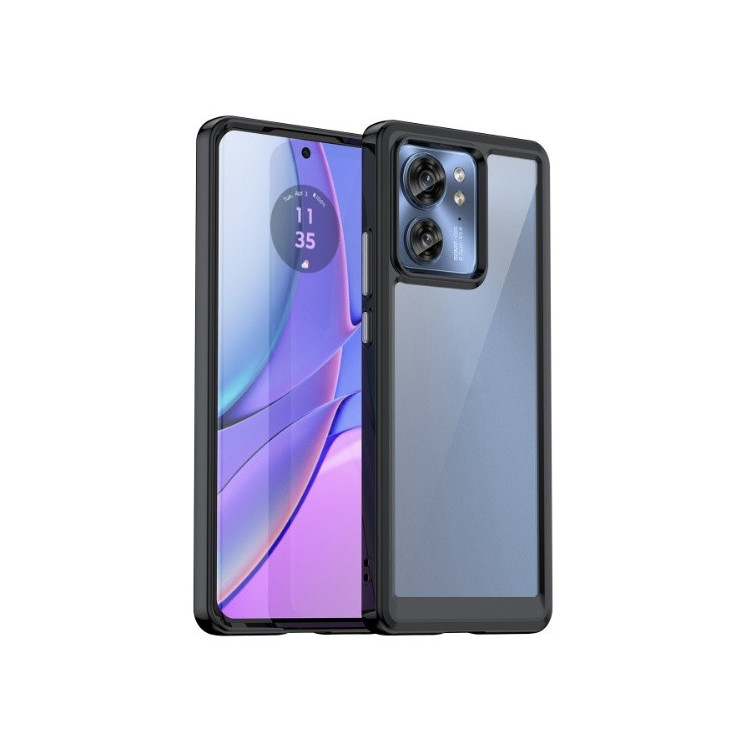 Motorola Edge 40. Funda transparente TPU+acrílico