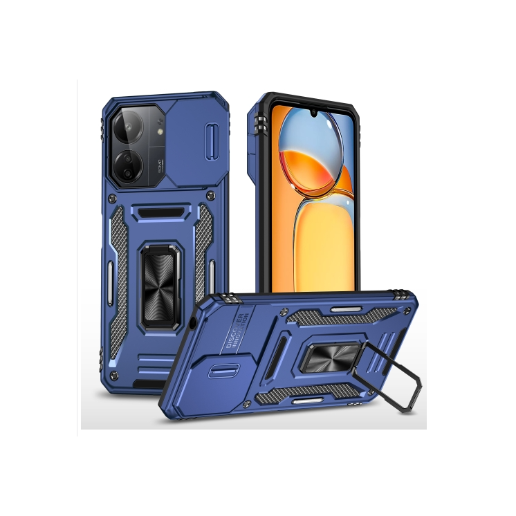 Xiaomi Note 13 pro 5G/ Poco X6. Funda Armor camshield con anillo stand