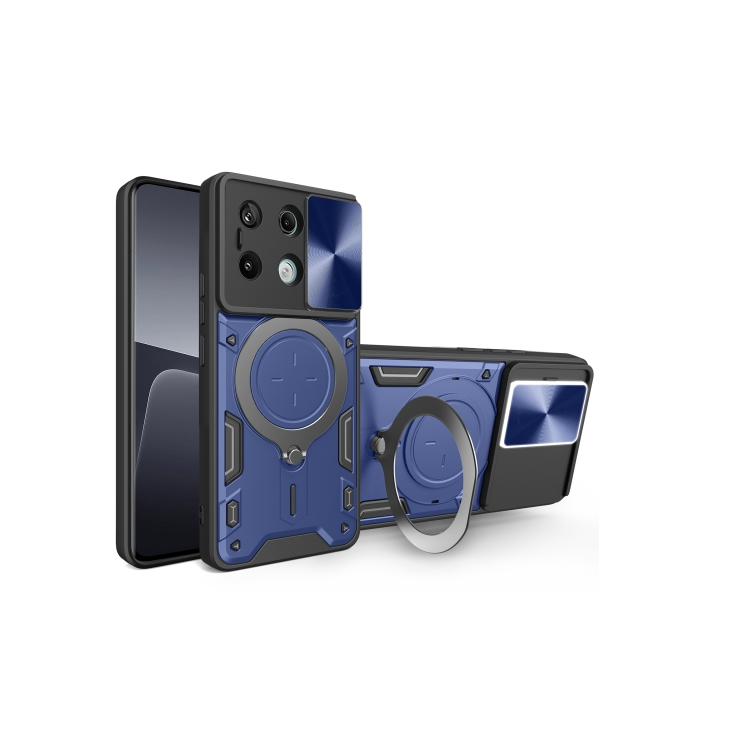 Xiaomi Note 13 pro 5G/ Poco X6 5G. Funda camshield con anillo stand