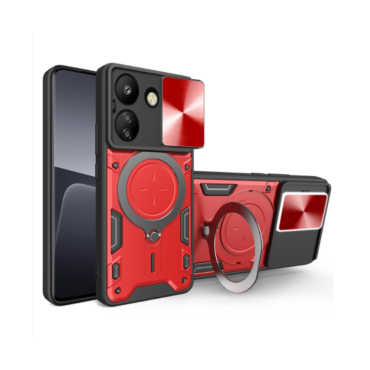 Xiaomi Redmi 13C. Funda Camshield con anillo