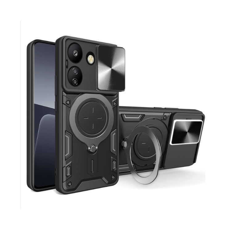 Xiaomi Redmi 13C. Funda Camshield con anillo