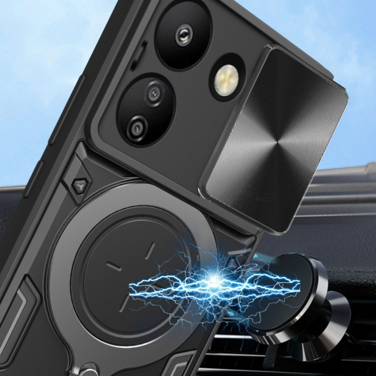 Xiaomi Redmi 13C. Funda Camshield con anillo