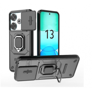 Xiaomi Redmi 13 4G. Funda Camshield con anillo TPU+PC