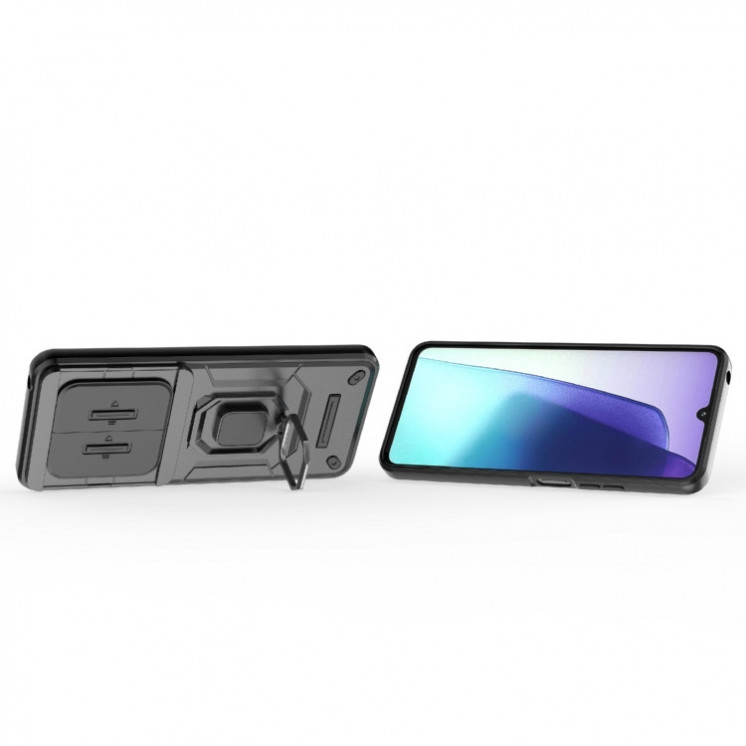 Xiaomi Redmi 14C/POCO C75/14R. Funda Camshield con anillo