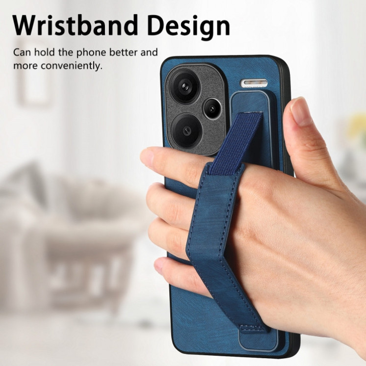 Xiaomi Note 13 Pro Plus. Funda leather case con correa elástica