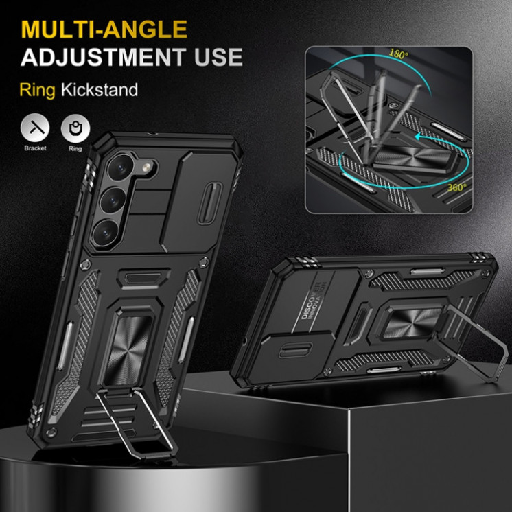 Samsung S25 Plus 5G. Funda Armor Camshield con anillo stand