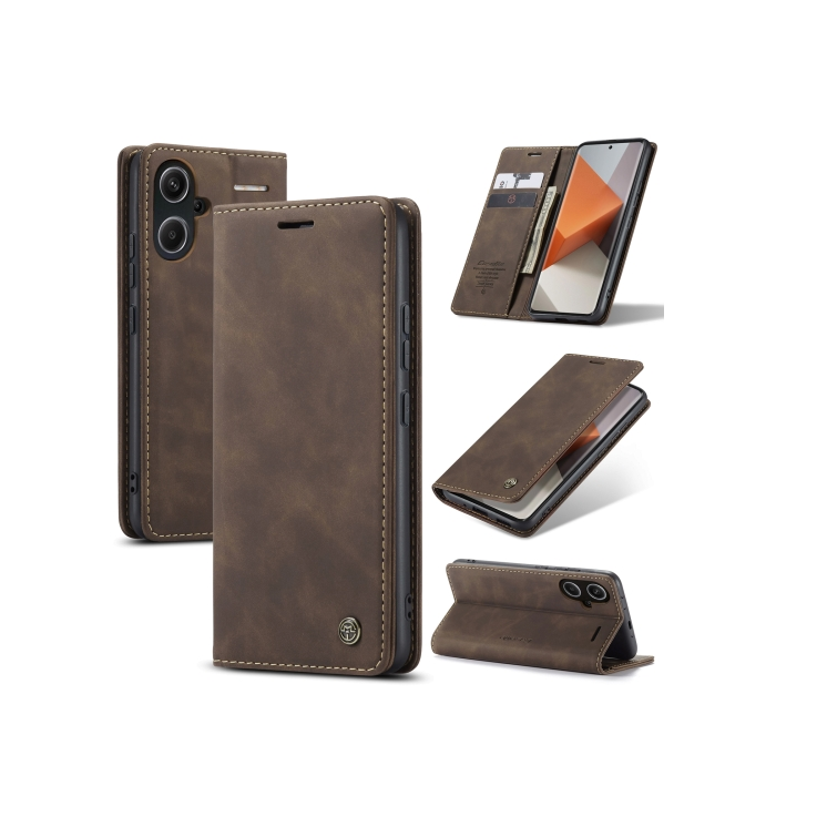 Xiaomi Note 13 Pro Plus. Funda CaseMe leather case con acople magnético