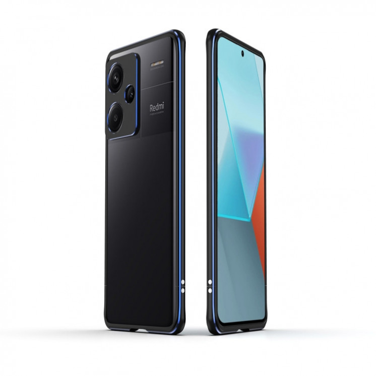 Xiaomi Note 13 Pro Plus. Funda Aurora series con protector de lentes y marco metálico