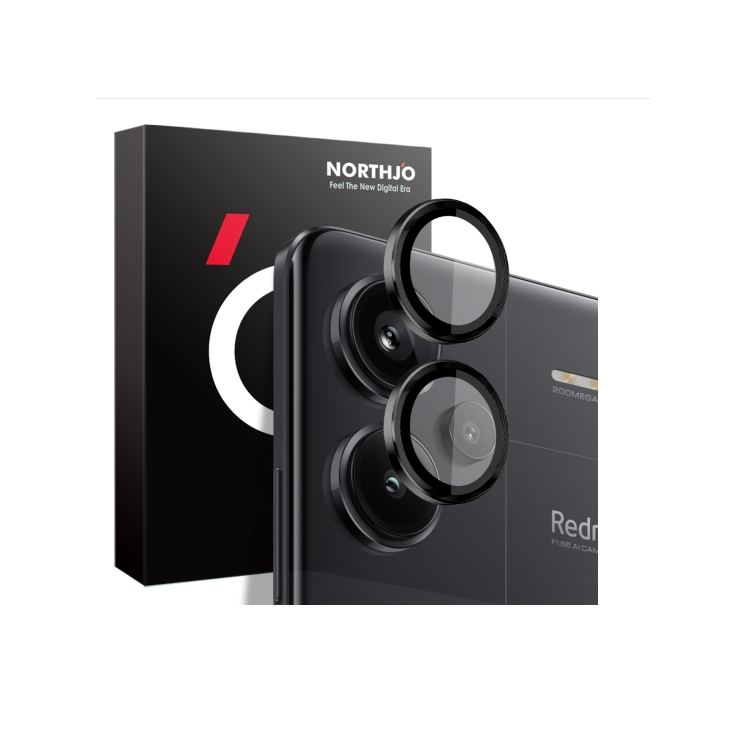 Xiaomi Note 13 Pro Plus 5G. Protector de lentes de cámaras NORTHJO (negro)