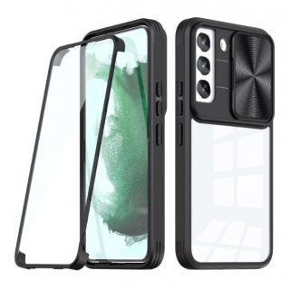Samsung S22 5g. Funda 360° con protector de cámaras