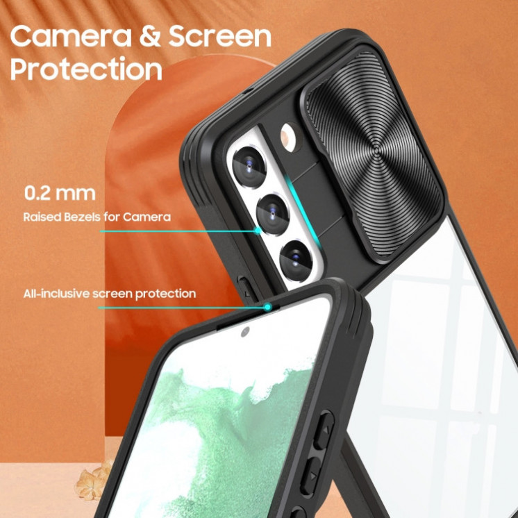 Samsung S22 5g. Funda 360° con protector de cámaras