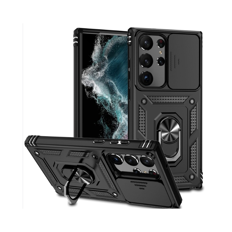 Samsung S23 Ultra 5G. Funda Armor camshield con anillo