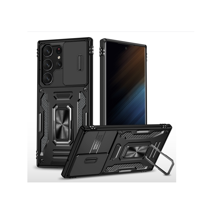 Samsung S24 Ultra 5G. Funda Armor camshield TPU+PC con anillo