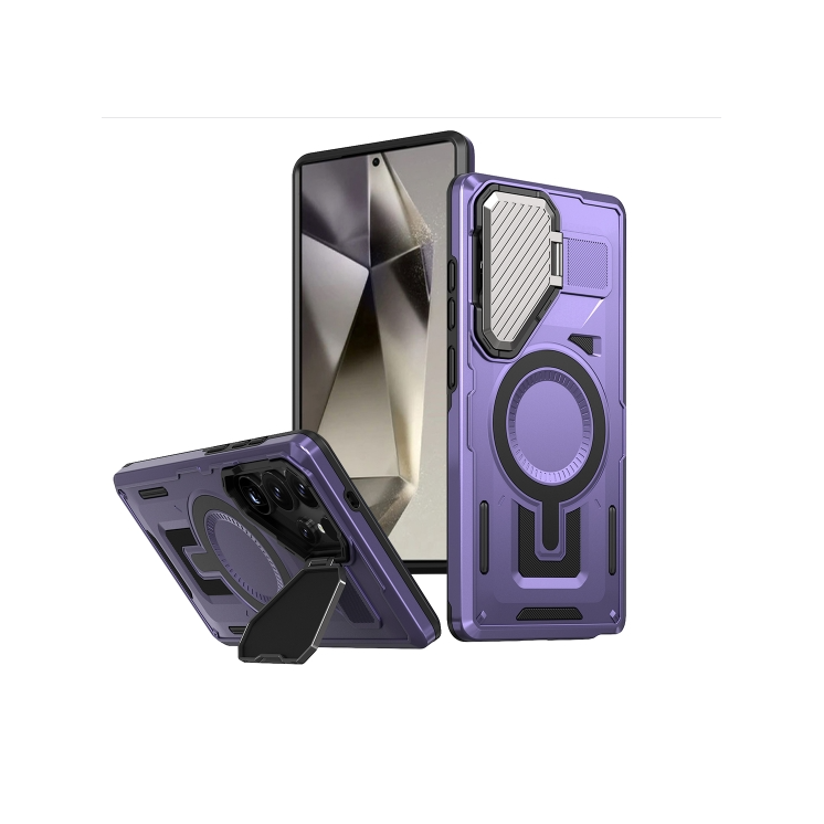 Samsung S24 Ultra 5G. Funda Camshield con anillo compatible con MagSafe