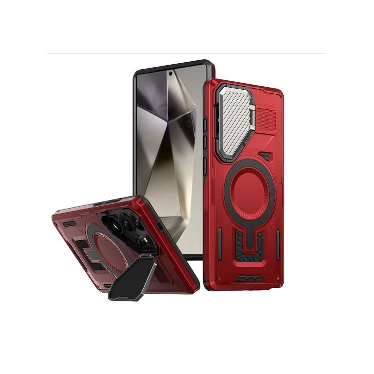 Samsung S24 Ultra 5G. Funda Camshield con anillo compatible con MagSafe