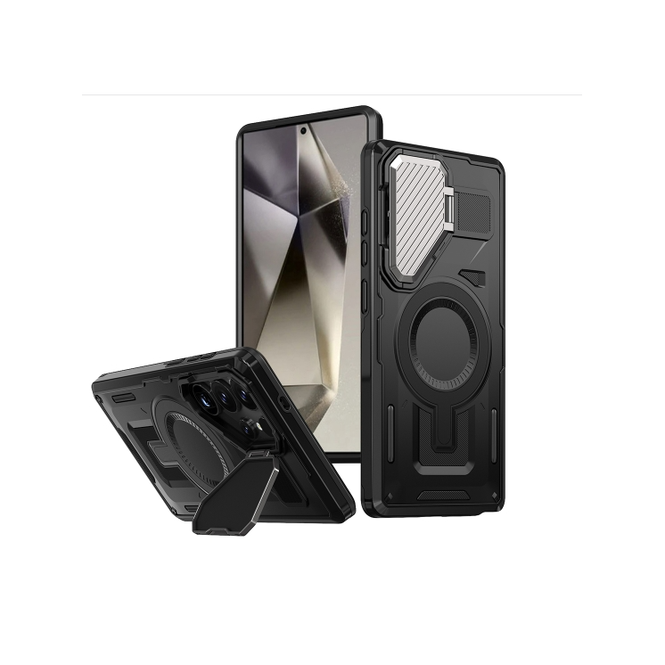Samsung S24 Ultra 5G. Funda Camshield con anillo compatible con MagSafe