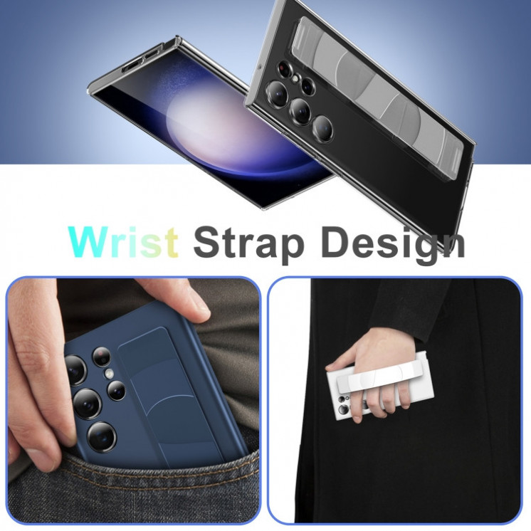 Samsung S24 Ultra 5G. Funda Silicona con correa elástica