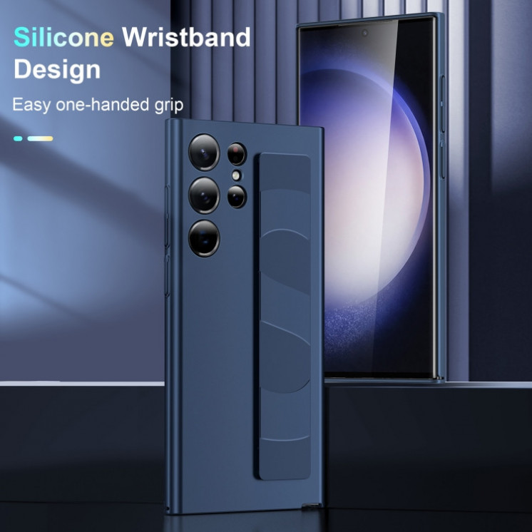 Samsung S24 Ultra 5G. Funda Silicona con correa elástica