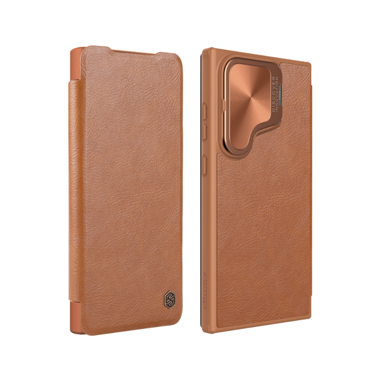 Samsung S24 Plus 5G. Funda NILLKIN leather case con protector de cámaras