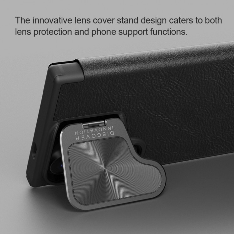 Samsung S24 Plus 5G. Funda NILLKIN leather case con protector de cámaras