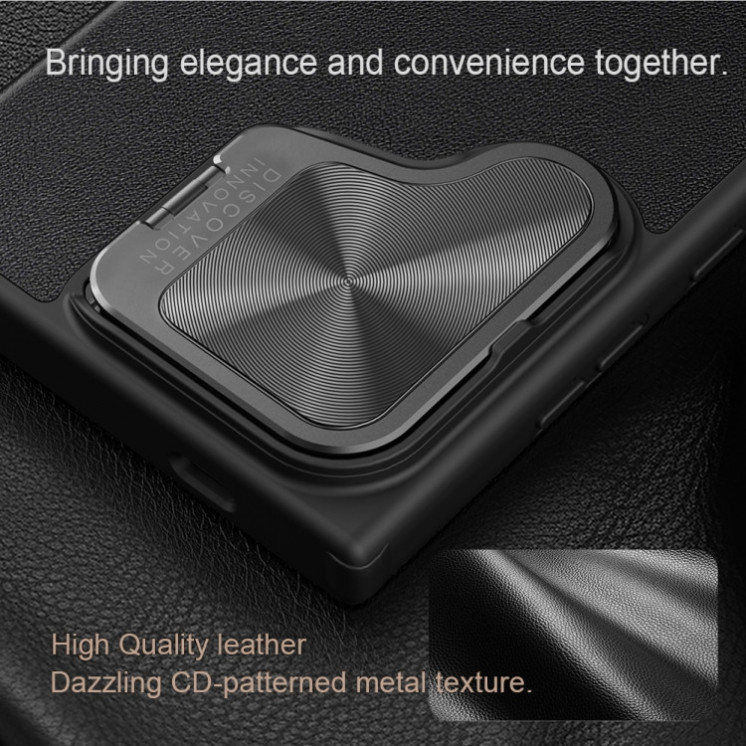Samsung S24 Plus 5G. Funda NILLKIN leather case con protector de cámaras