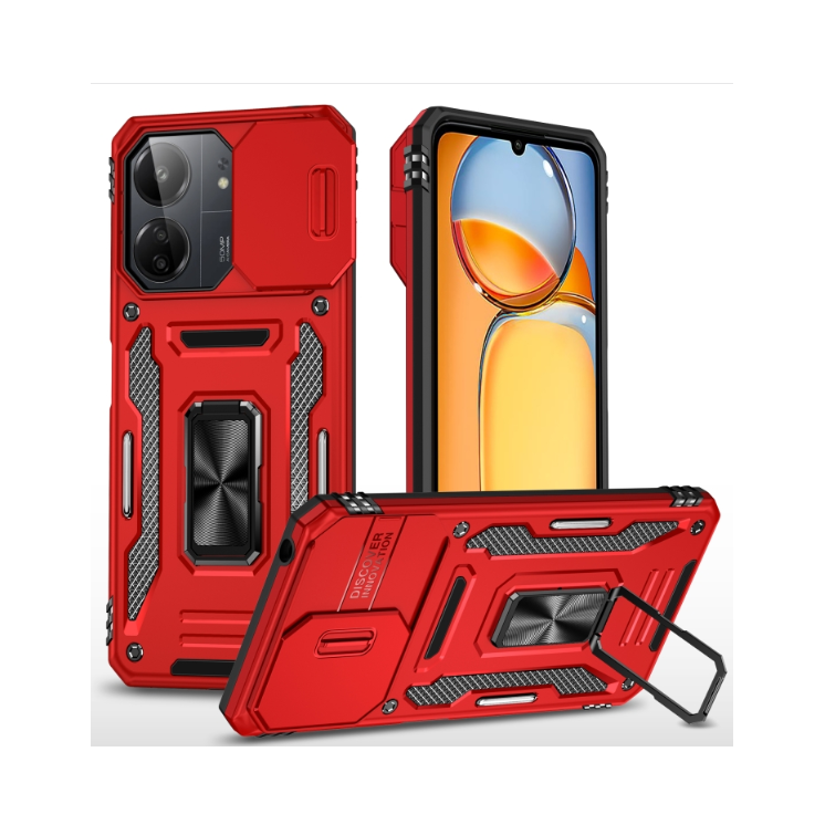 Xiaomi Poco X6 Pro. Funda Armor Camshield con anillo