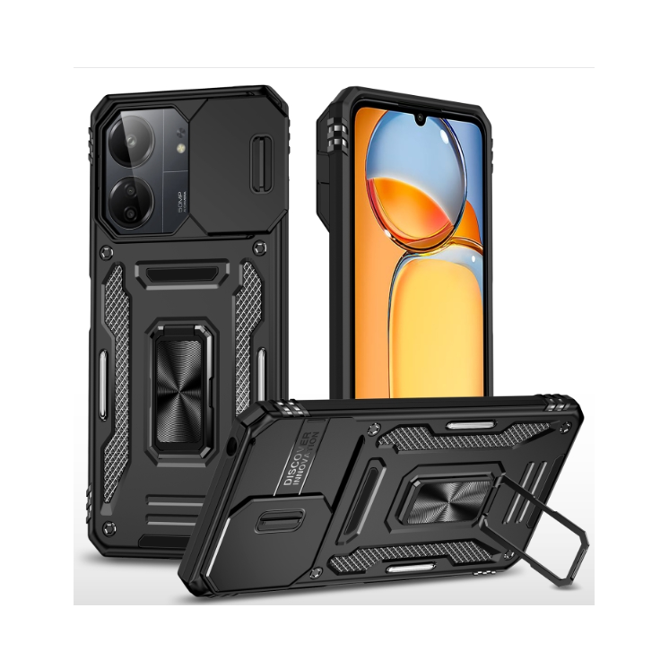 Xiaomi Poco X6 Pro. Funda Armor Camshield con anillo