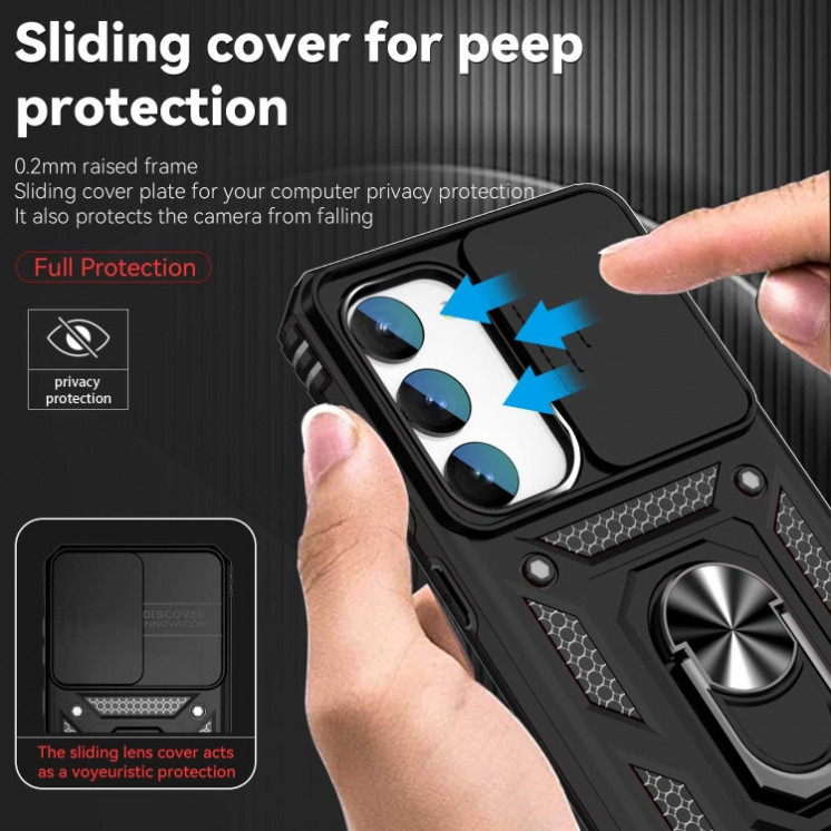 Samsung S23 5G. Funda Armor camshield con anillo
