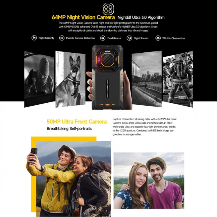 Ulefone Armor 26 Ultra Walkie Talkie. RAM extendible hasta 24GB+512GB. Red