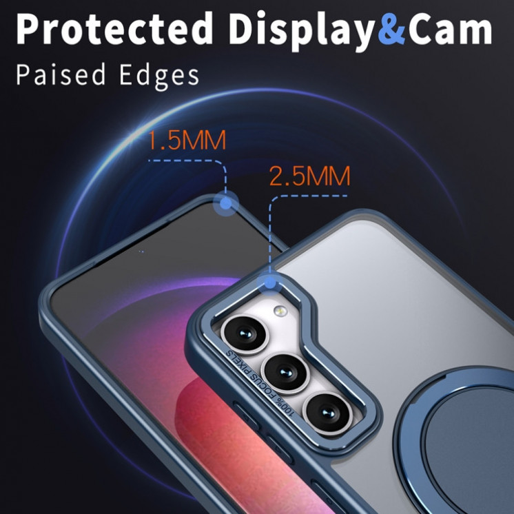 Samsung S23 FE 5G. Funda con anillo 360 compatible con MagSafe.