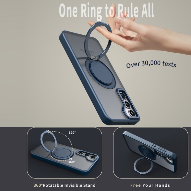 Samsung S23 FE 5G. Funda con anillo 360 compatible con MagSafe.