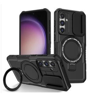 Samsung S23 FE 5G. Funda Camshield TPU+PC MagSafe con anillo 360