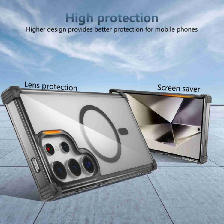 Samsung S23 FE 5G. Funda transparente compatible con MagSafe