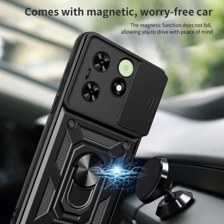 Tecno Spark Go 2024/ Spark 20/ 20C. Funda Camshield con anillo