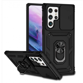 Samsung S22 Ultra 5G. Funda Armor camshield con anillo